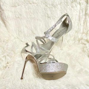Guess Gala Silver Heels